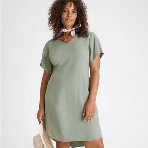 Anthropologie/Cloth and Stone liv tie front mini dress